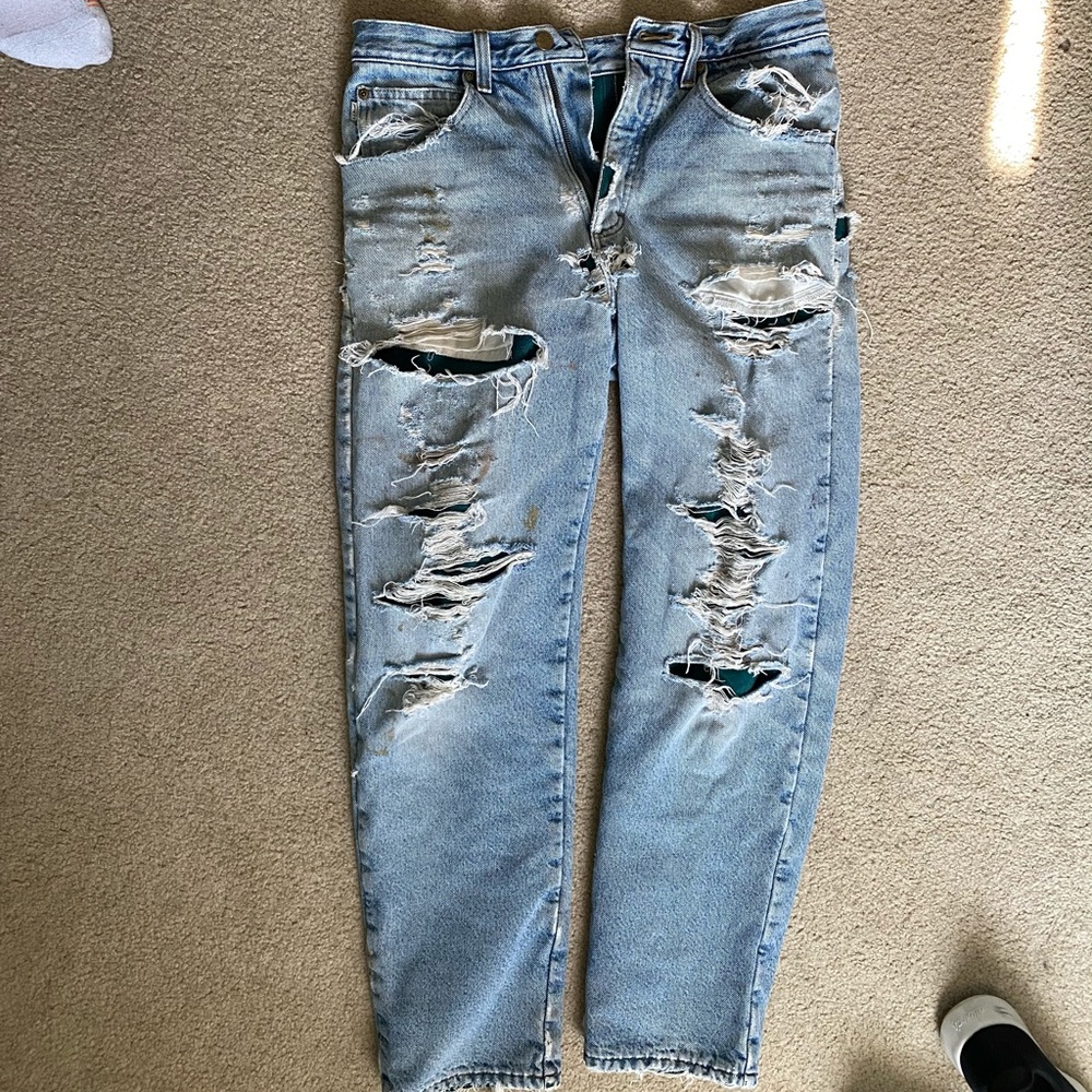 Vintage Mens LLBean Fleece Lined Jeans